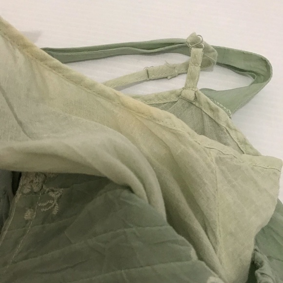 Johnny Was Elegant Green Sleeveless Dress Size XS - Picture 7 of 9